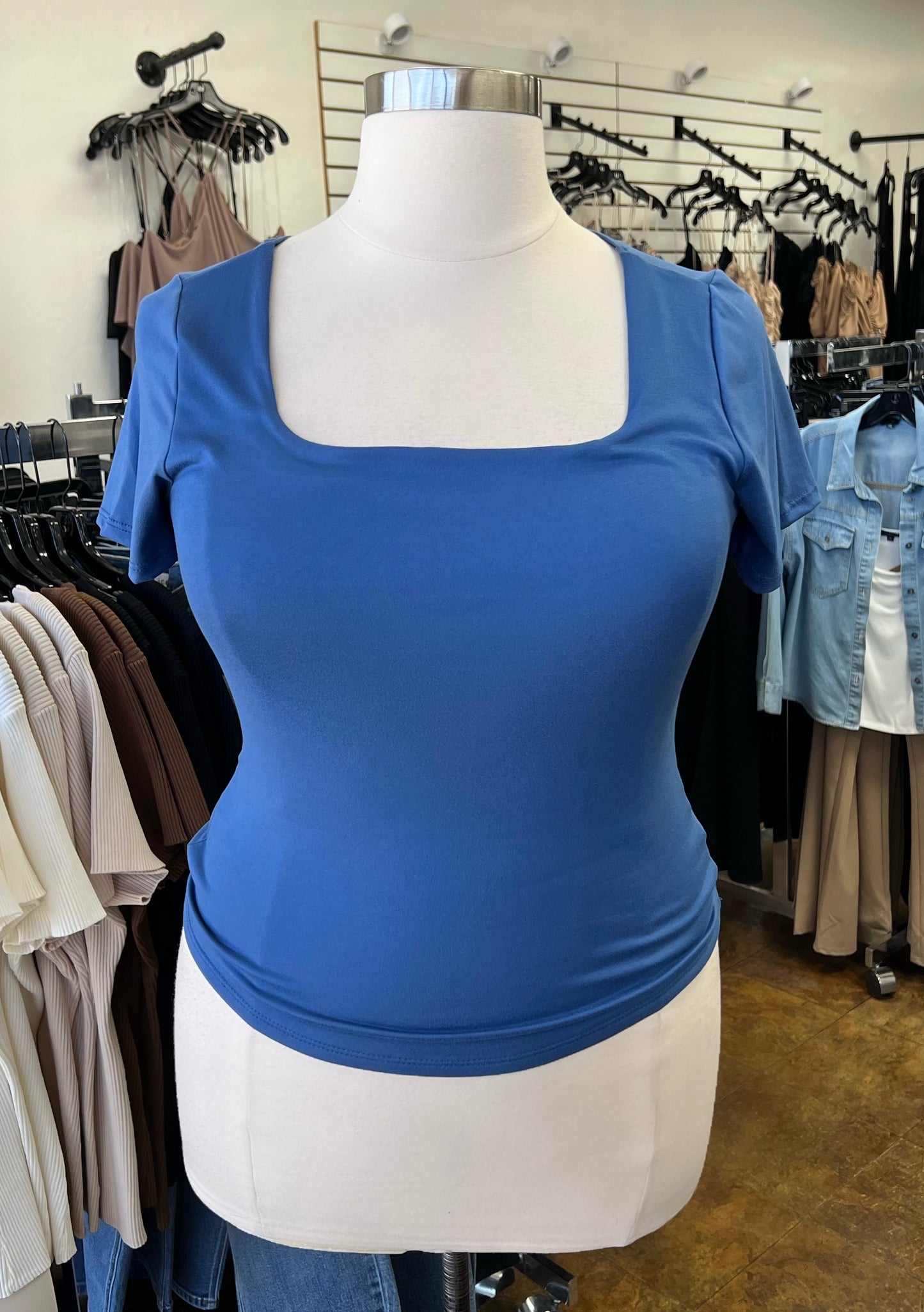 Square Neck SS Top