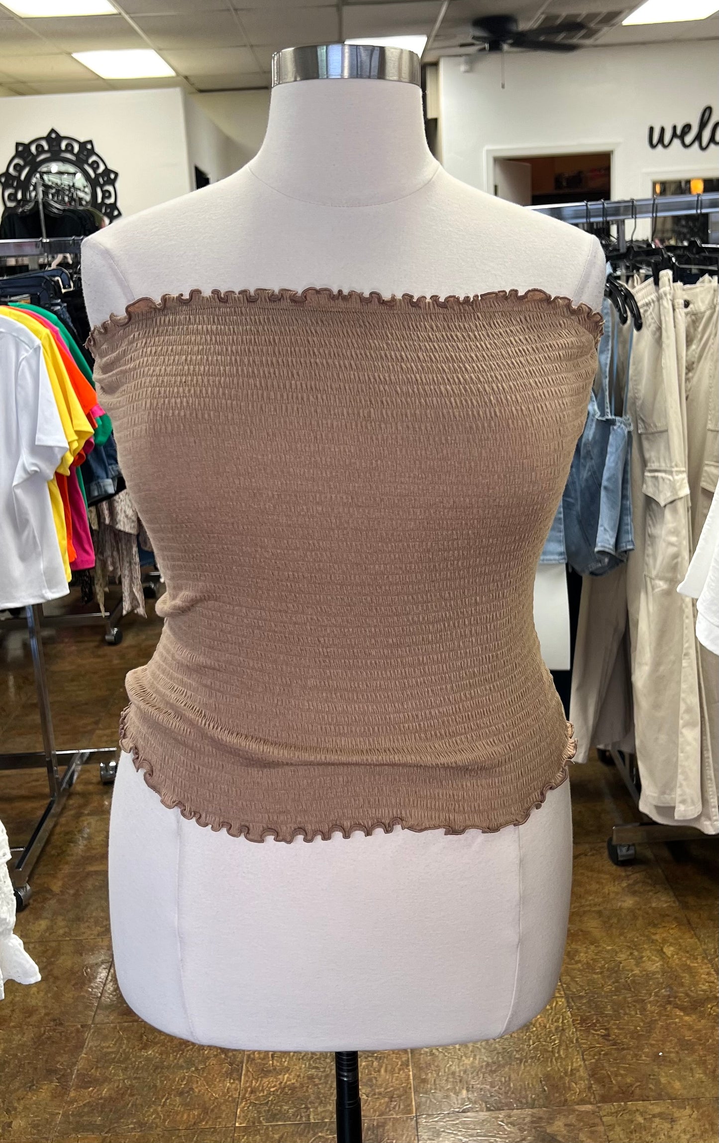 Smocked Tube Top