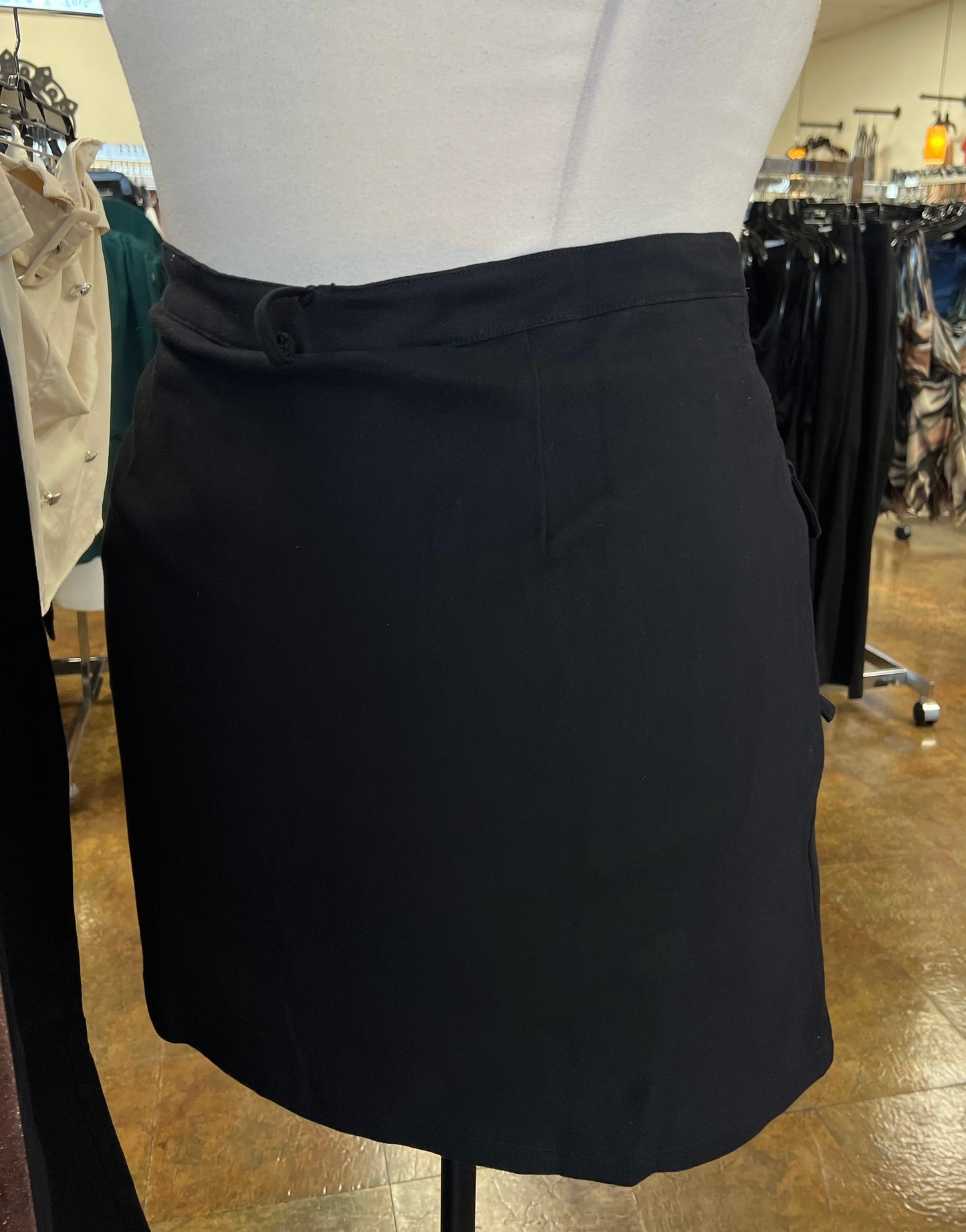 Twill Cargo Skirt