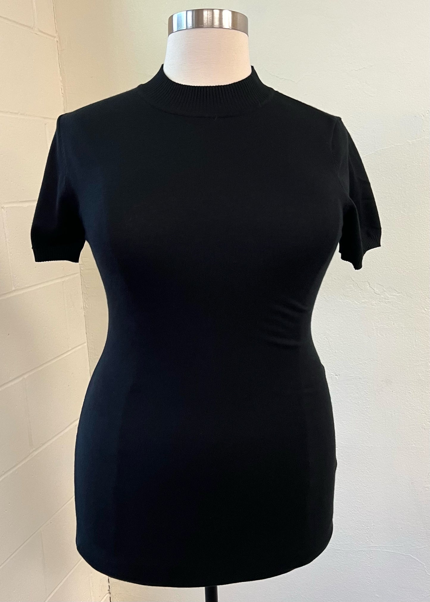 Mock Neck Bodycon Dress