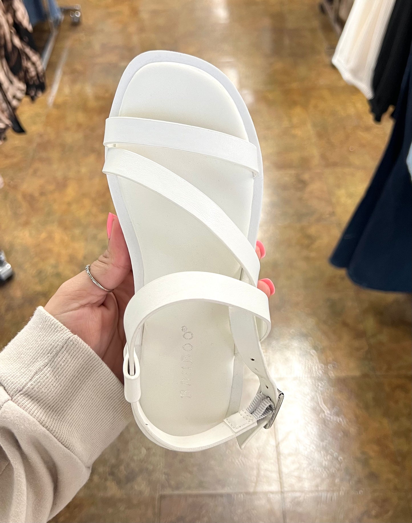 White Strap Sandal