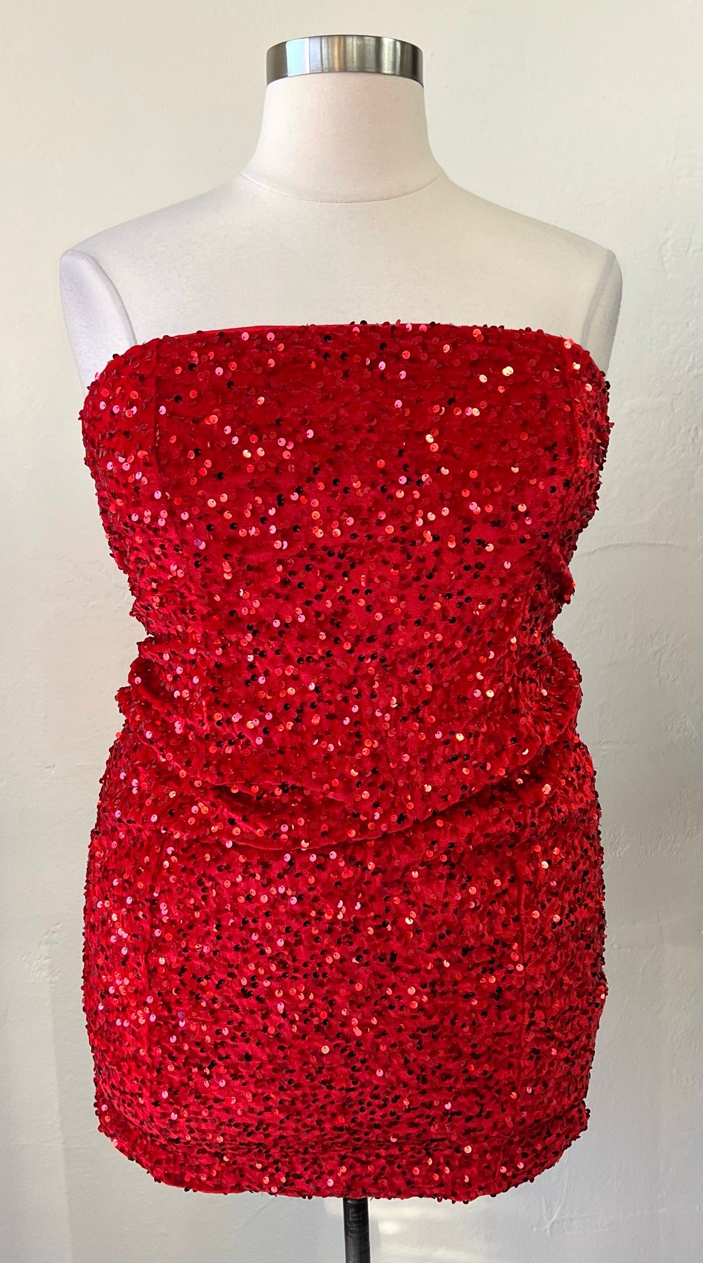 Sequin Tube Dress