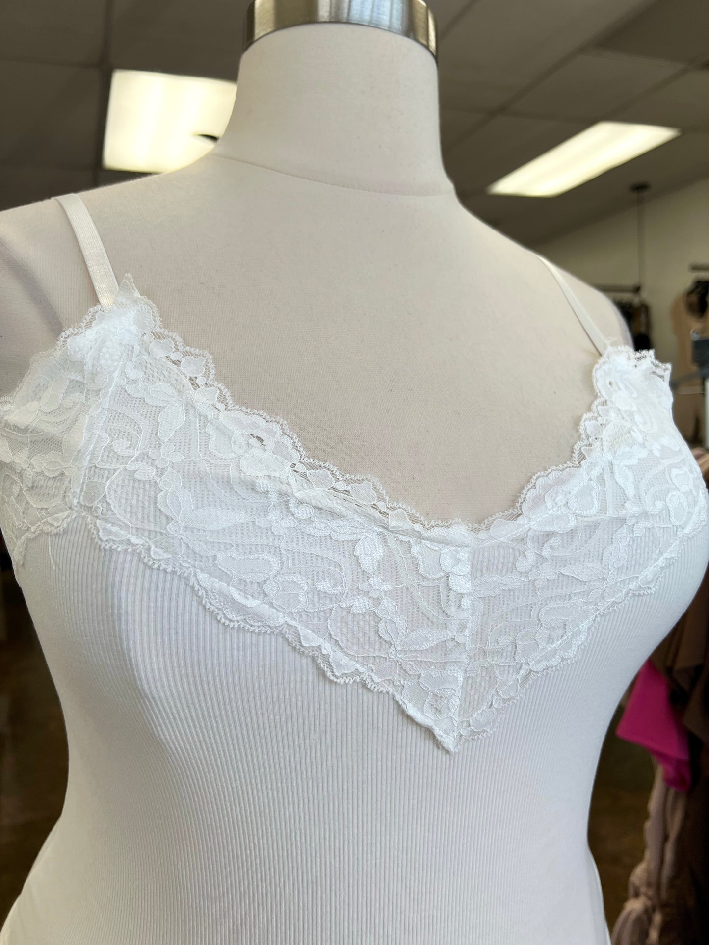 Lace Trim Bodysuit