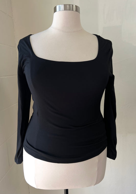 Square Neck Long Sleeve