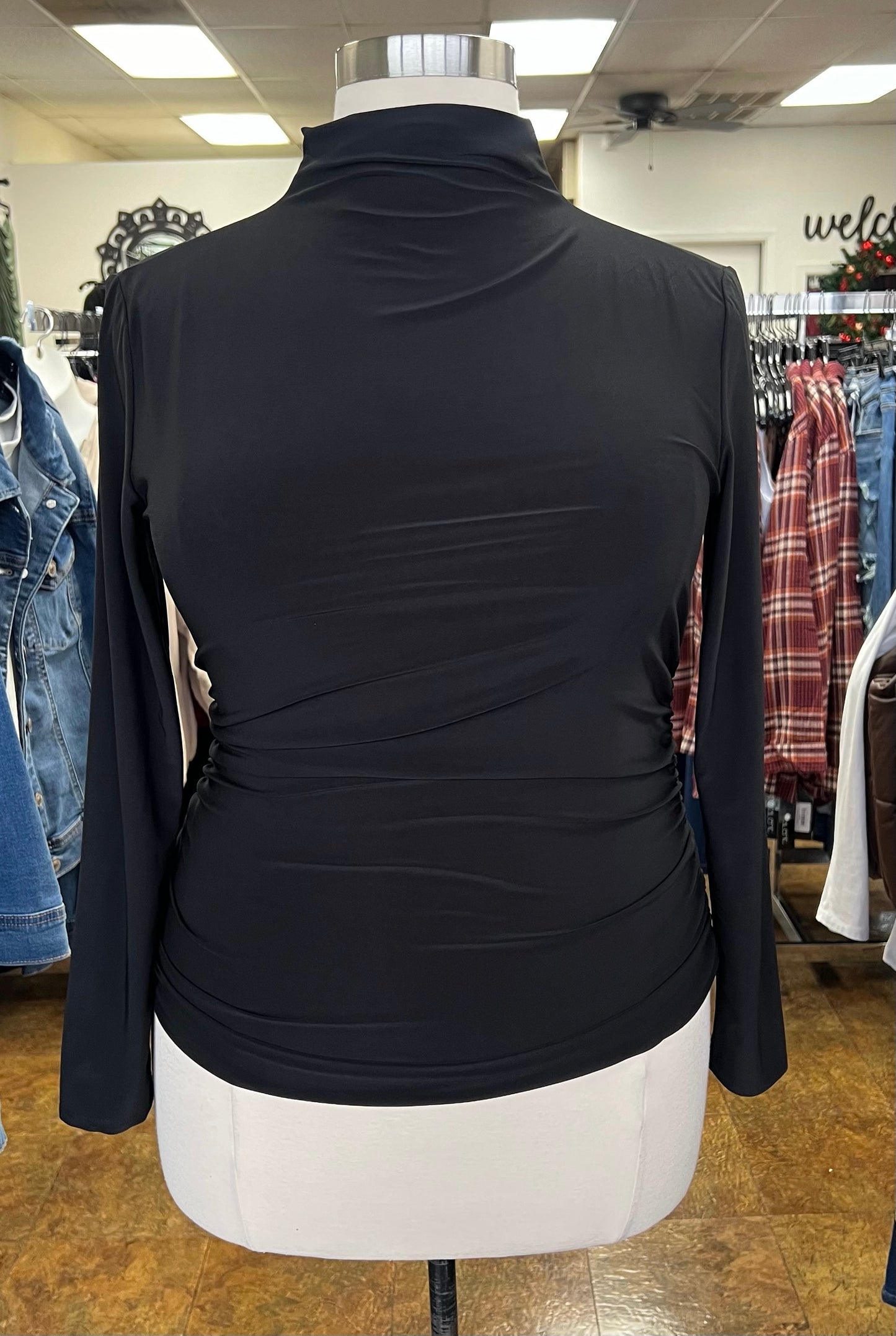 Mock Neck Ity Top