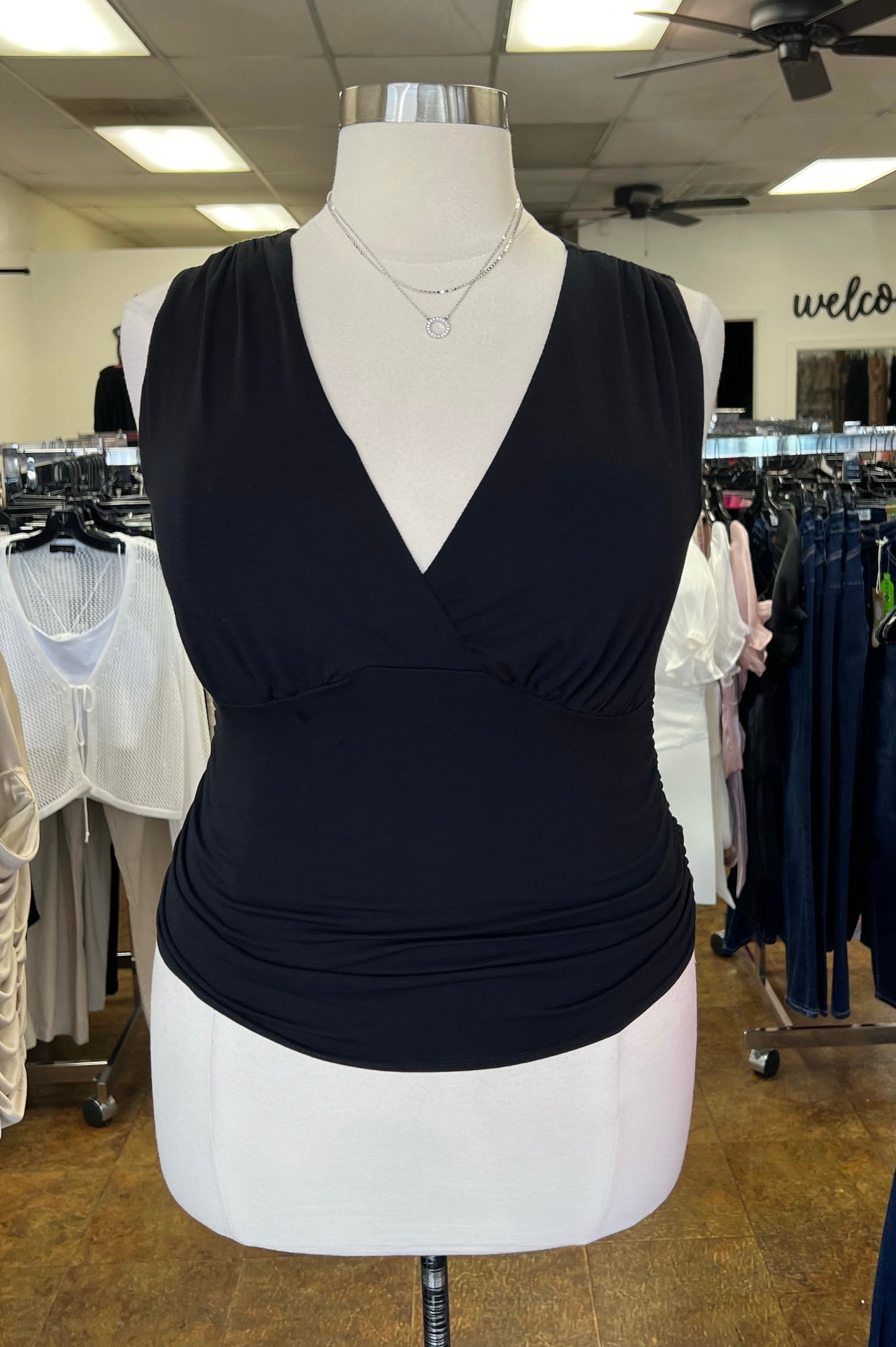 Ruched Tank Top