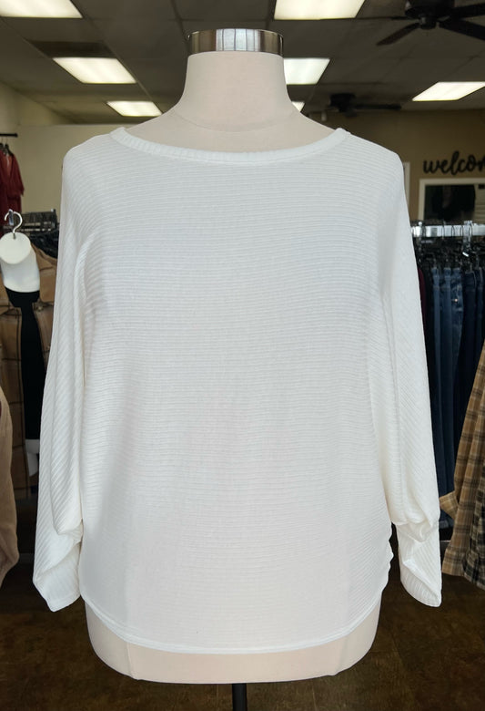 Dolman Ribbed Top