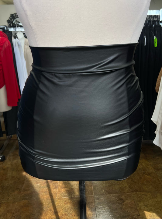 Mini Pleather Skirt