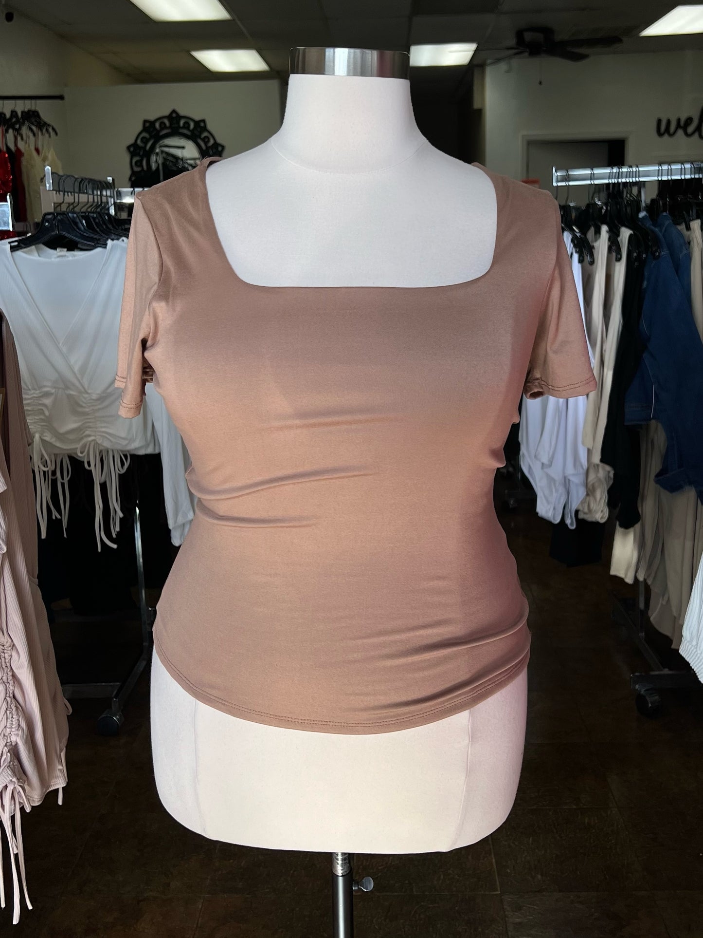 Square Neck SS Top