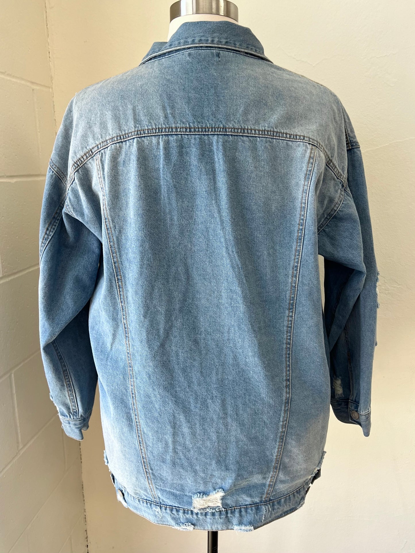 Distressed Denim Jacket