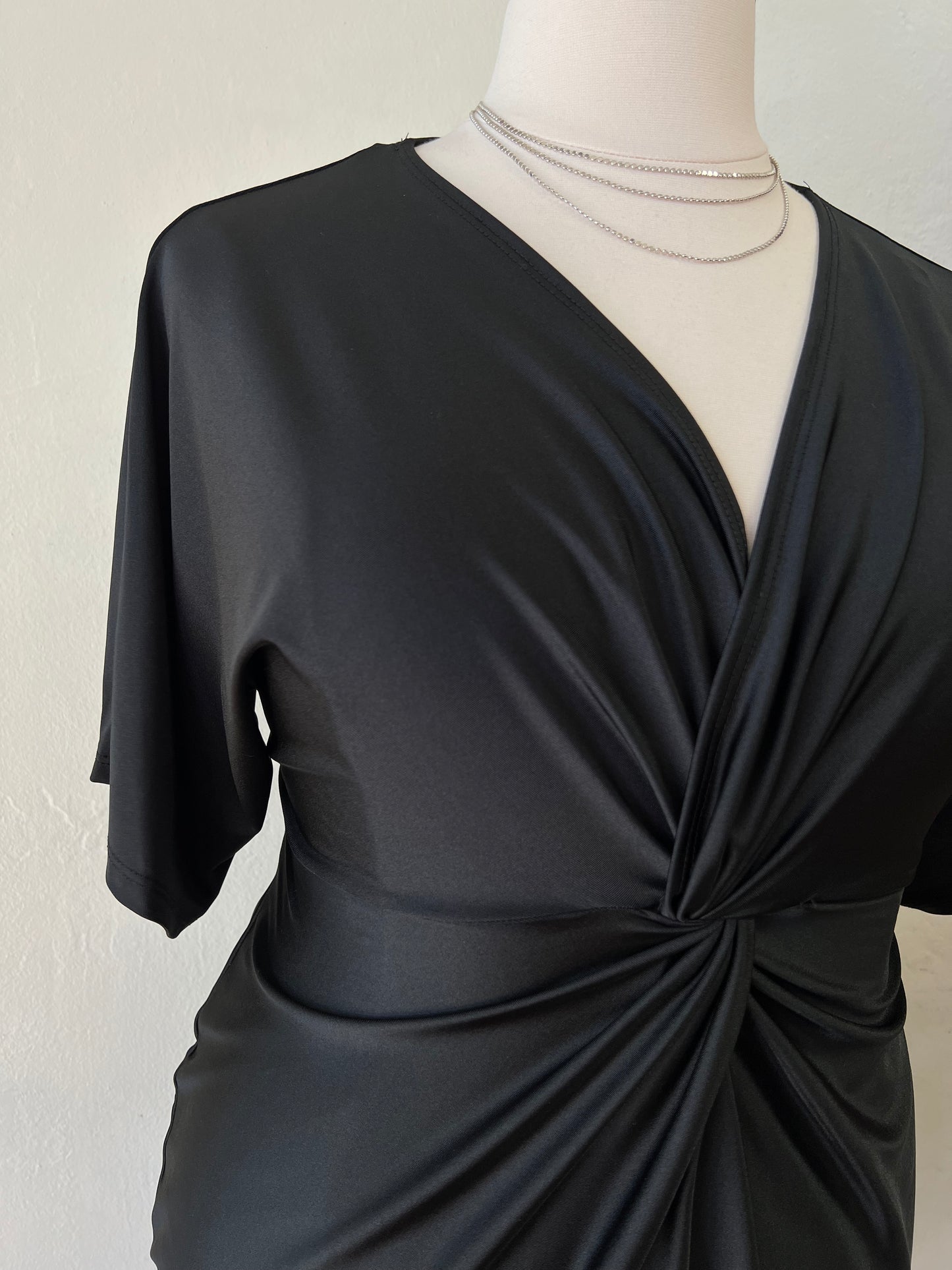 Satin Twist Dress