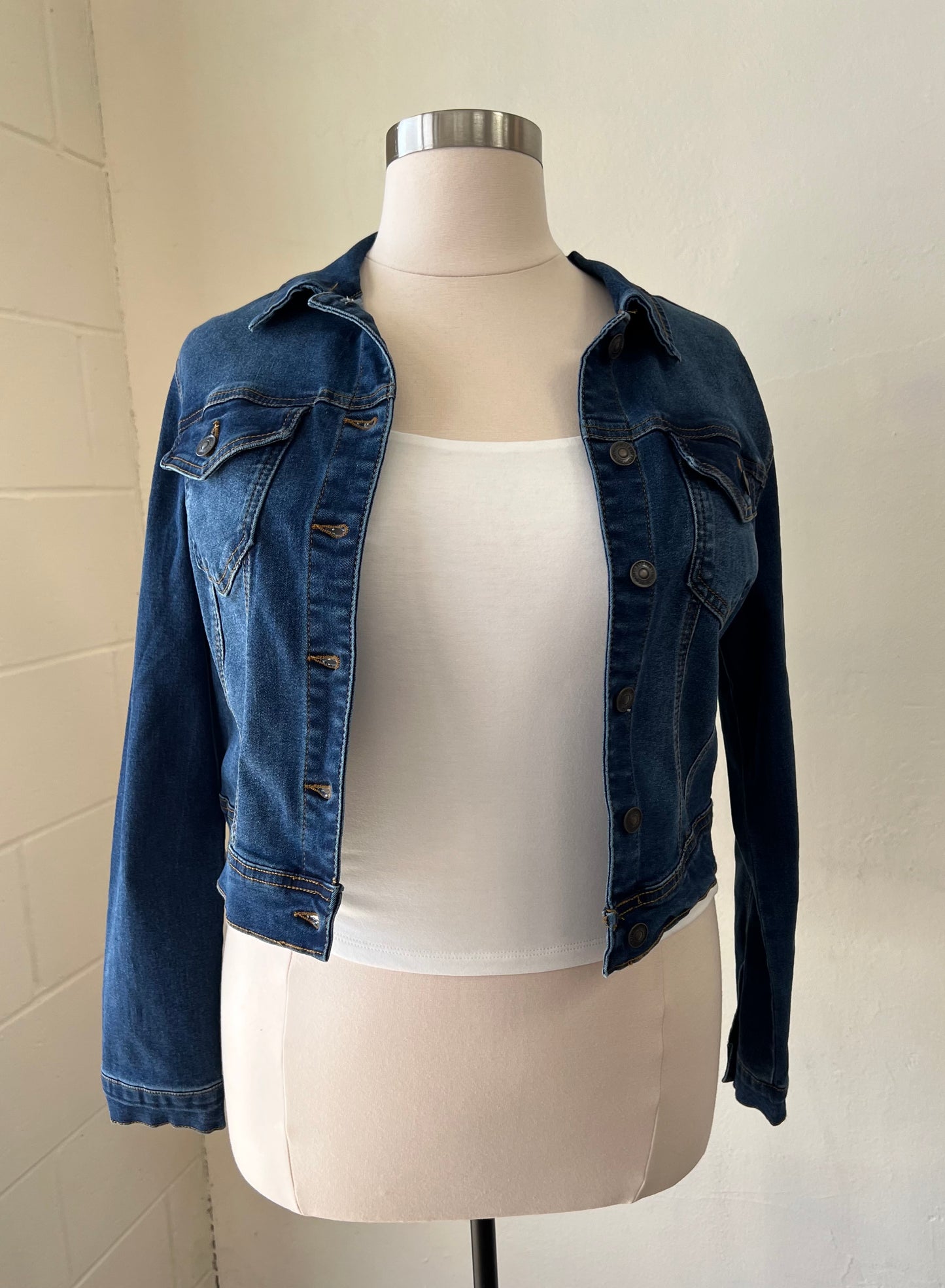 Cropped Denim Jacket